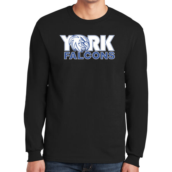 York Falcon Adult Long Sleeve T-shirt Thumbnail