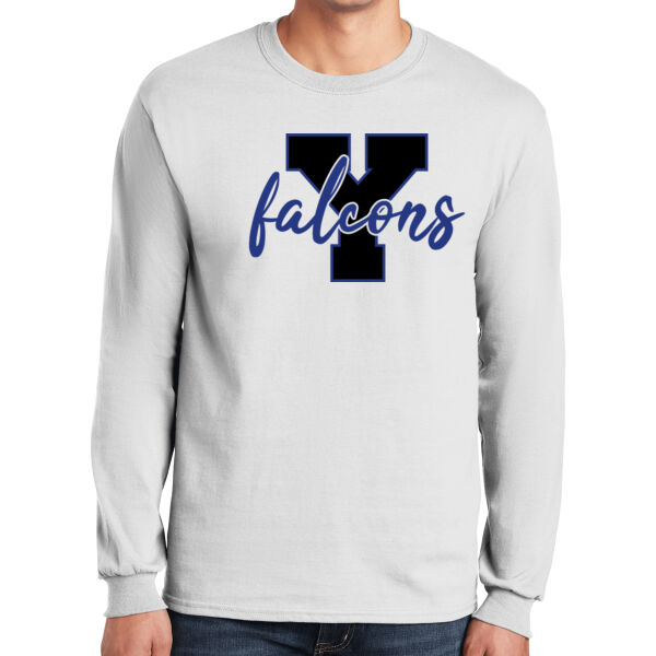 Y Falcon Adult Long Sleeve T-shirt Thumbnail