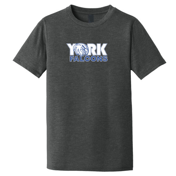 York Falcon Youth Soft Feel Tri Blend T-shirt Thumbnail
